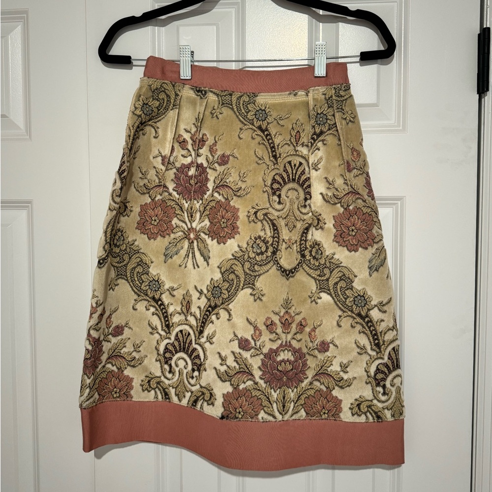 D&G Velvet patterned skirt